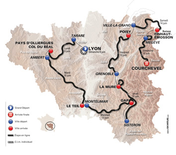 2014 Dauphine map